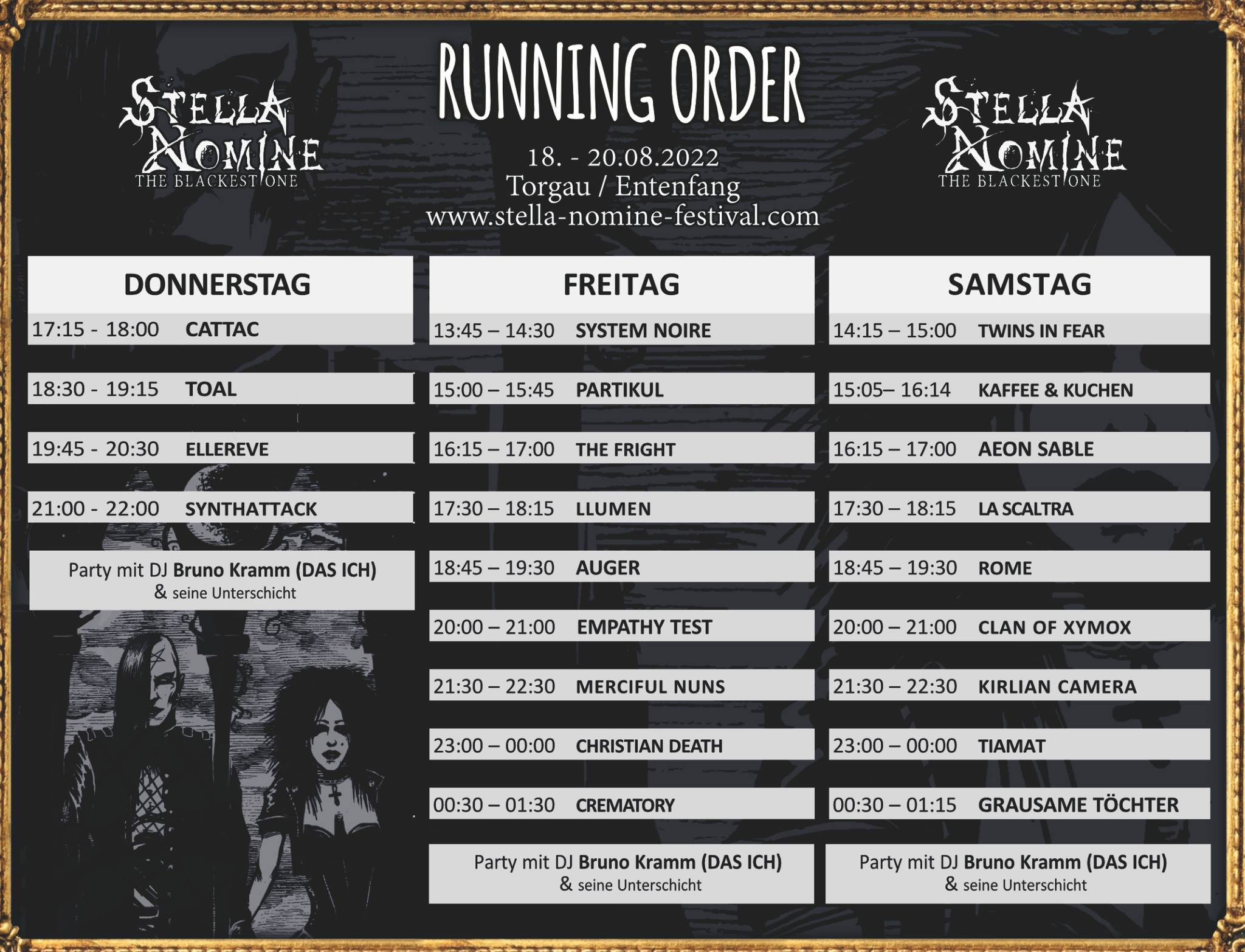 Running Order