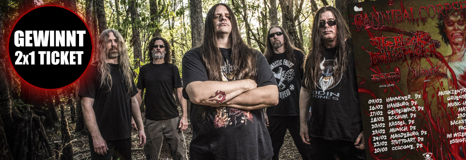 Verlosung Cannibal Corpse Musikzentrum Hannover 2017