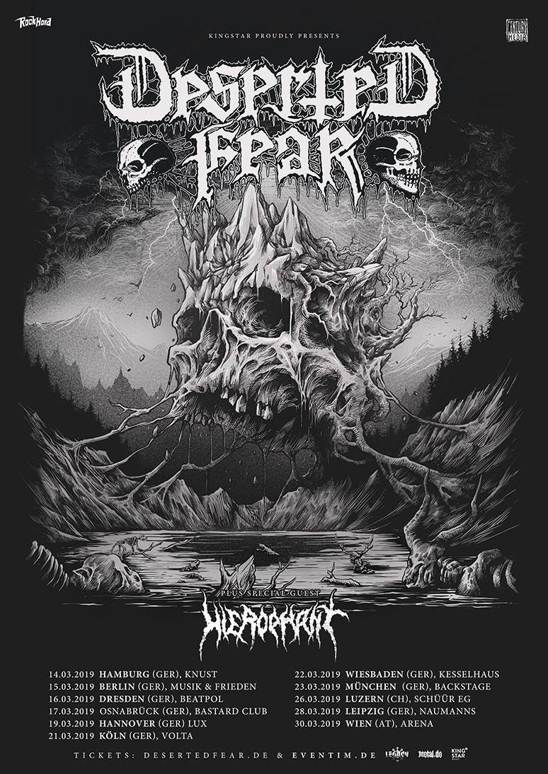 deserted fear live flyer