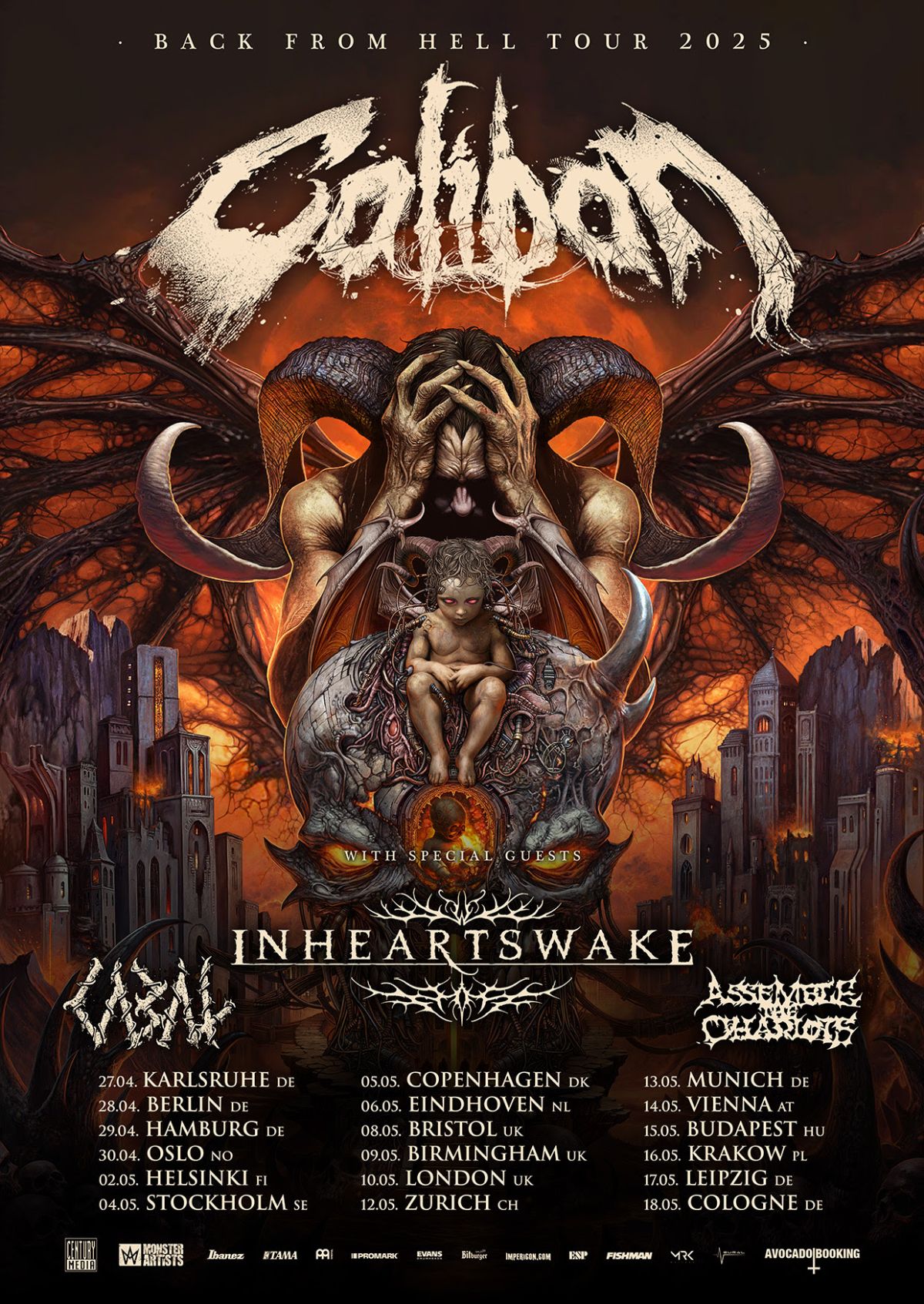 Caliban Tour