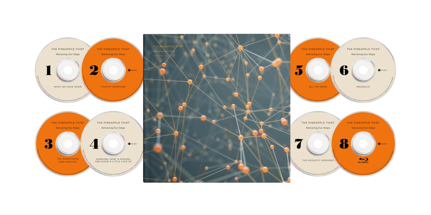 The Pineapple Thief Earbook mock up